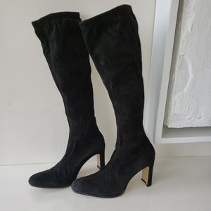 SUEDE STRETCH BOOTS
